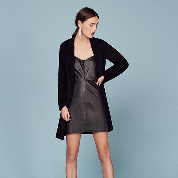 Reformation Jinx Leather Dress - Picture 3 of 6